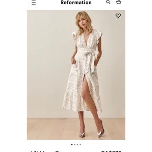 Reformation The Lilli Linen Dress
